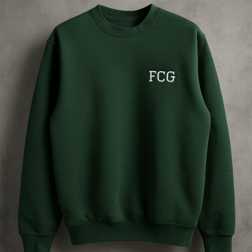 Grüner Rundhalspulli FCG FCG Rundhalspullover